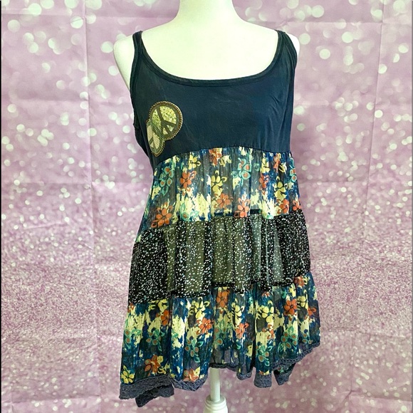 Tops - “Summer of Love” tunic or mini very retro